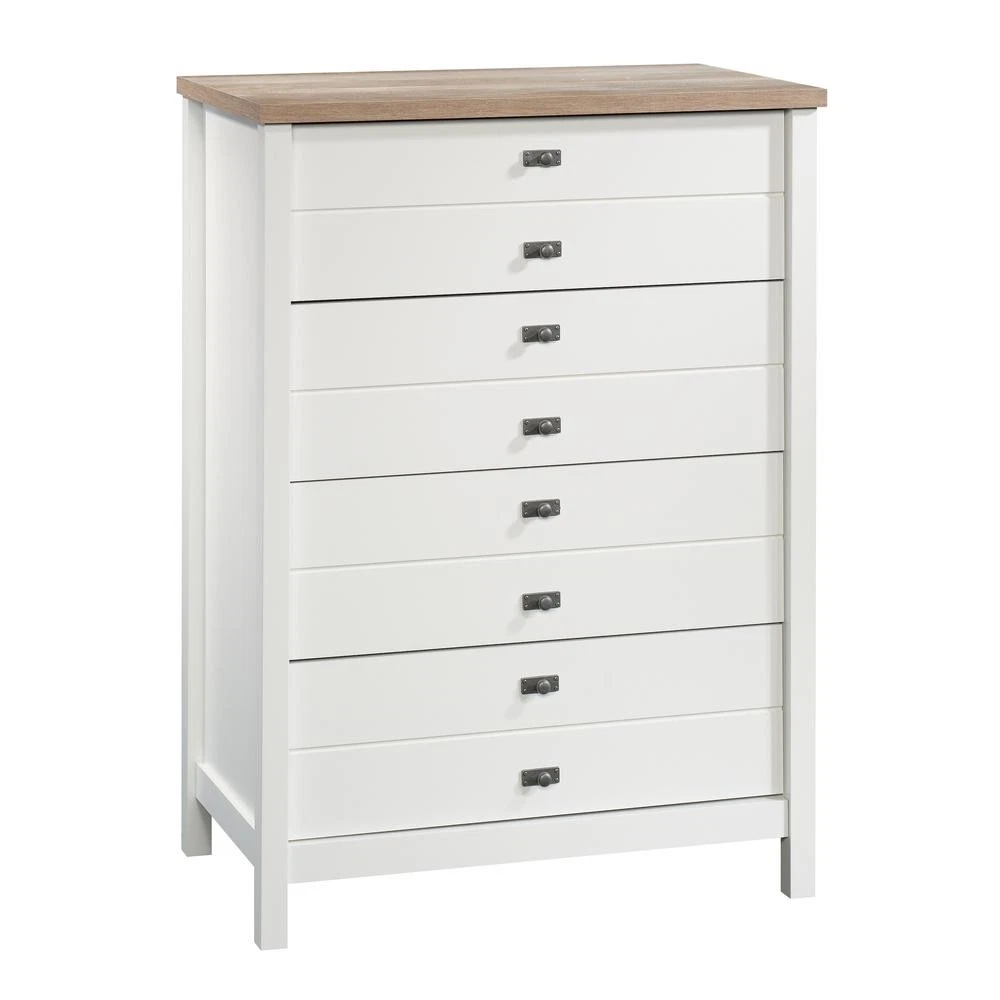 sauder county line dresser white Sauder County Line Writing Desk in Soft White
