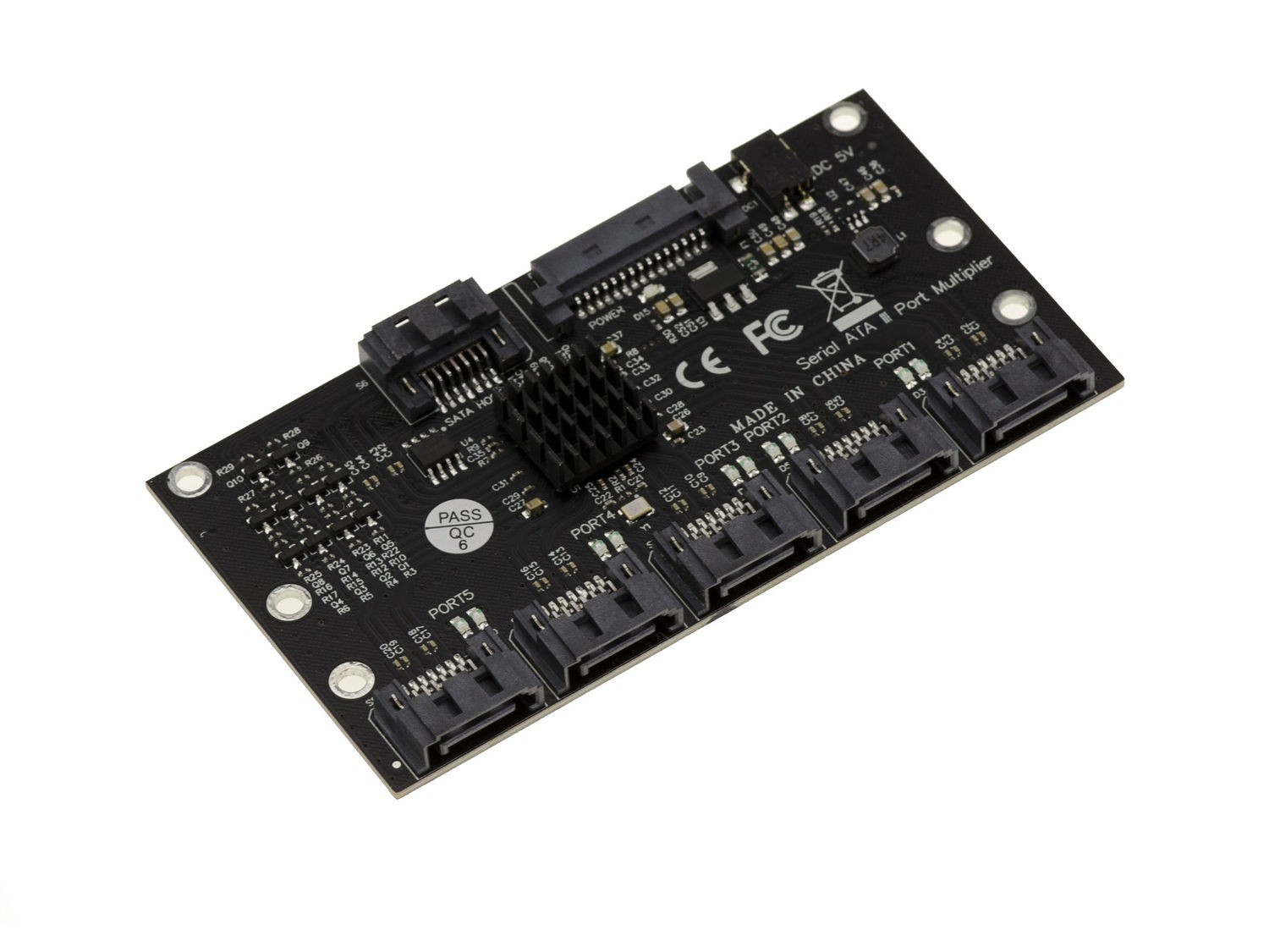Hub SATA 5 Ports JMB575 pour NAS de Salon et Sauvegarde de Photos de Famille
