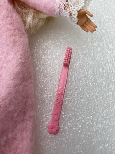 Vintage Mattel 1993 BEDTIME BARBIE Doll Soft Body Pink Nightgown Toothbrush - Picture 9 of 20