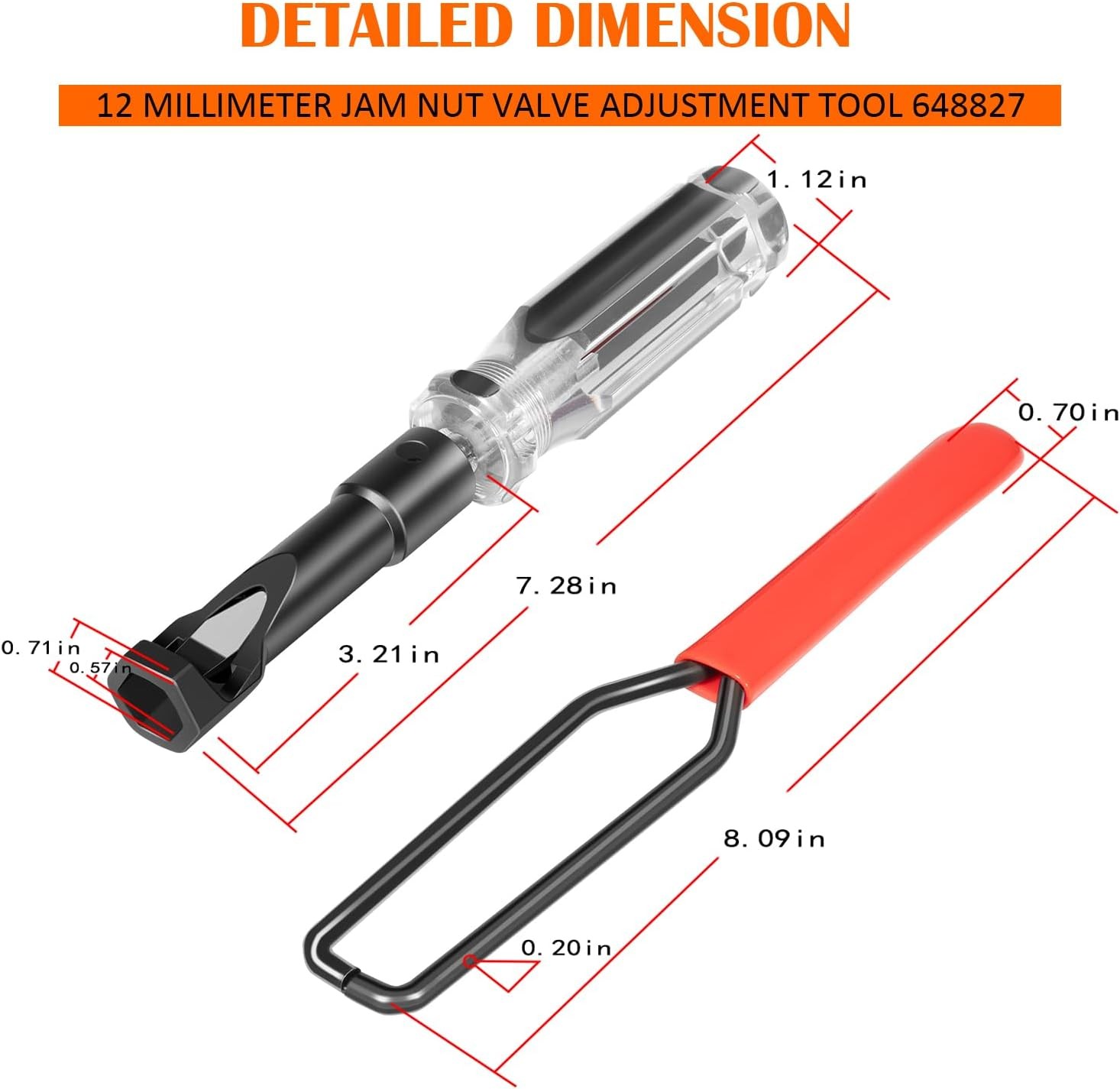 12mm Honda Jam Nut Valve Adjustment Tool 648828 Valve Lapping Guiding Removal