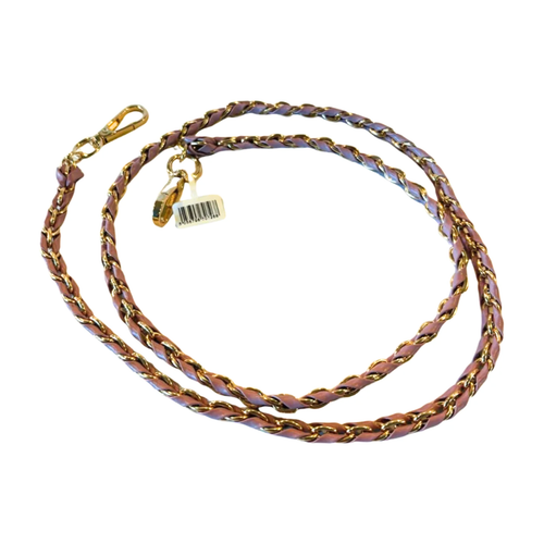 Pom Pom London Straps straps - Pink and White with Gold Hardware - Picture 4 of 5