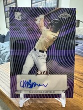 Mason Brassfield 2023 Leaf Perfect Game Top Prospect 1st RC Auto #/8 TCU