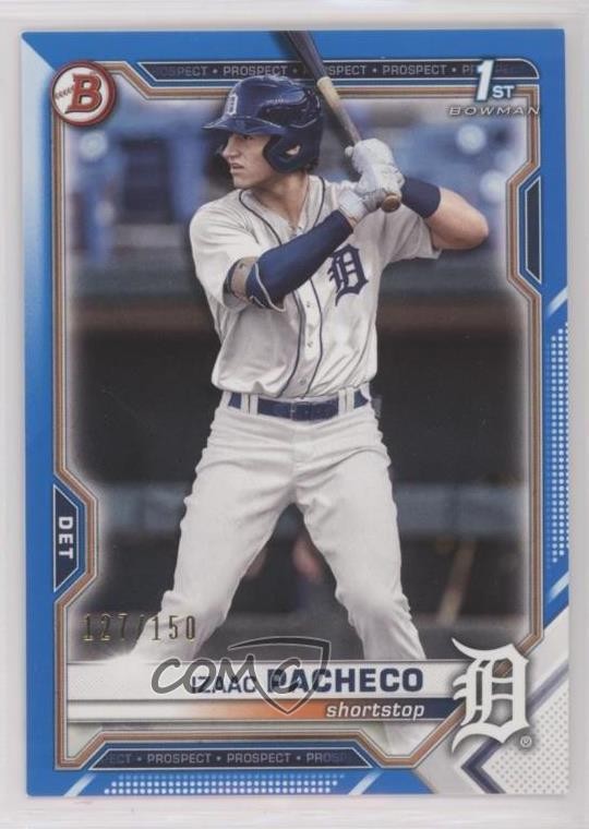 2021 Bowman Draft Blue 127/150 Izaac Pacheco #BD-46 0c6