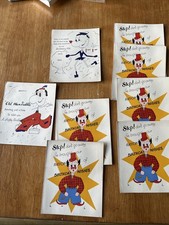 8 Vintage Birthday Cards