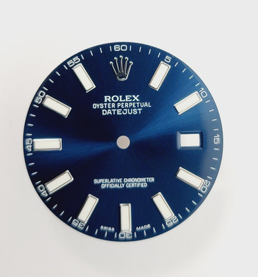 Genuine Factory Rolex Dial Blue Luminous Index 41mm Datejust 116334, 116300