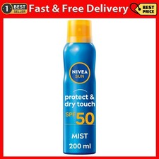 NIVEA SUN Protect & Dry Touch Refreshing Sun Mist Spray LSF50 (200ml),