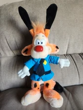Vintage Disney Bonkers D. Bobcat Police Officer Plush Toy Poseable Ears HTF