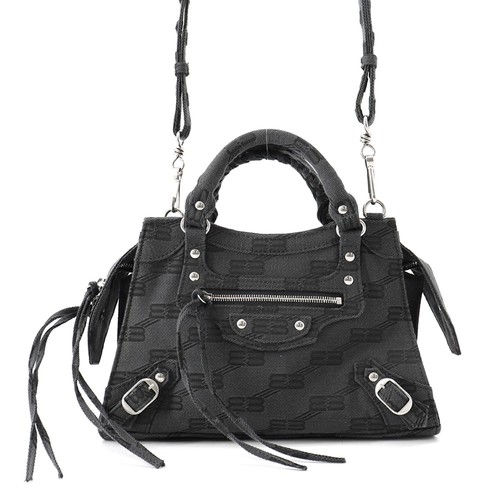 BALENCIAGA Neoclassic City Size XS Canvas Gray 696495