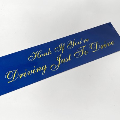 Matt Maltese - Driving Just To Drive - Bumper sticker - merchandise
