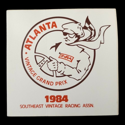 Atlanta Vintage Grand Prix 1984 Southeast Racing Association SVRA 4 Sticker Lot - Picture 5 of 5