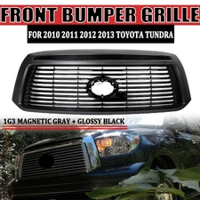 For 2010-13 Toyota Tundra Magnetic Gray Front Bumper Grille Upper Grill Assembly