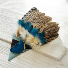 Spiritual Cleansing Tool Smudge Feathers Fan ...