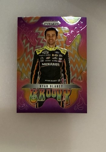 2025 Panini Prizm NASCAR Groovy Ryan Blaney #18 card