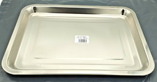 60 x 40 x 2 CM Stainless Steel Oven Baking Pan Dish Tray - Dough -  Heavy Duty