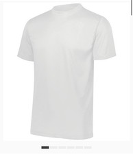 5 Packs Nexgen Moisture Wicking Shirt, Youth Large, White