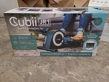 Cubii JR1 Under Desk Elliptical, Mini Pedal Exerciser, Home/Office, Seniors, Aqu