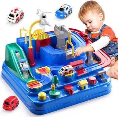 Race Track Car Toys for Kids 3 4 5 6 Years Old - City Adventures Set for Boys ..