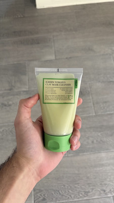 Fully Green Tomato Clay Mask Cleanser 3-in-1 Face Wash Pore Cleansing