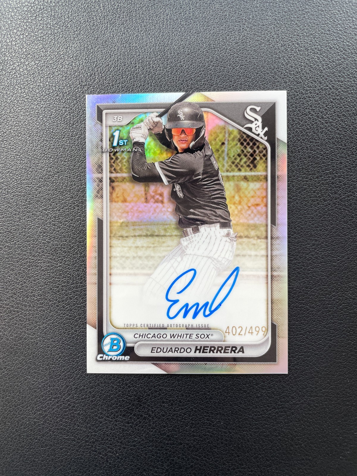 2024 Bowman Chrome #CPA-EN Eduardo Herrera 1st Auto Refractor 402/499 BJHT