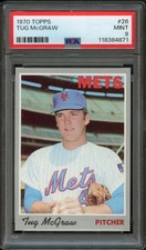 BB - 1970 - TOPPS - #26 - TUG MCGRAW - PSA 9 (MINT)