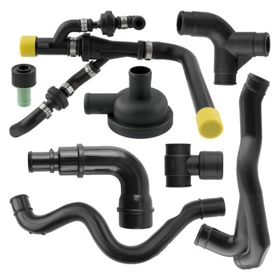 8x 1.8T Crankcase Breather Hose Valve Kit For Audi A3 TT VW Jetta Seat Skoda