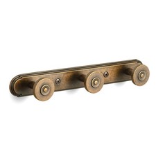 Coat Rack Wall Mounted, Antique Brass Zinc Alloy with 3 Hooks  Vintage Coat ...