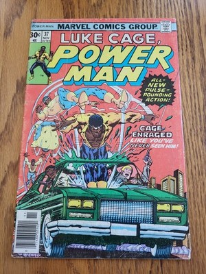 Marvel Comics Luke Cage, Power Man #37 (1976) - Good