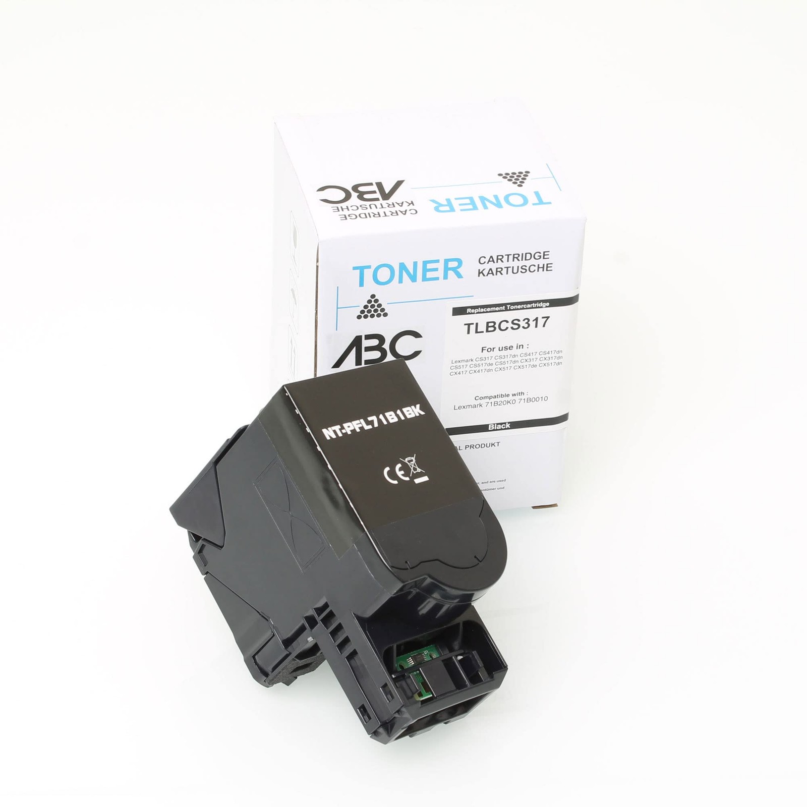Toner noir compatible Lexmark CS317dn pour réussir vos dossiers en télétravail