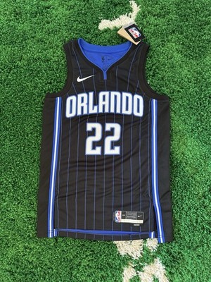 Nike NBA Orlando Magic #22 Jersey Schwarz Blau Icon Edition Gr. M Neu