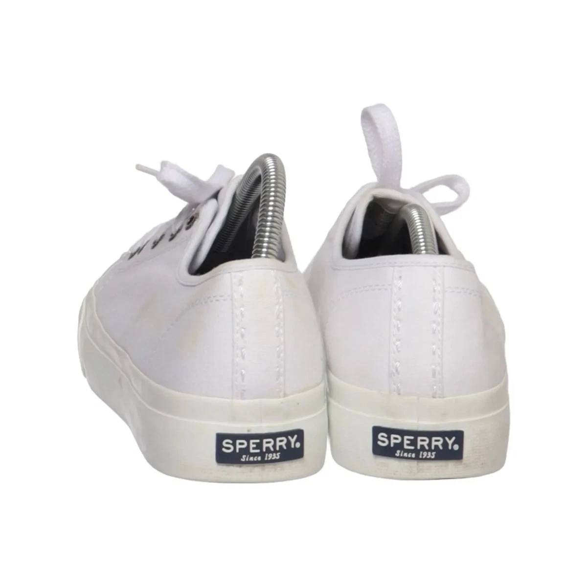 Sperry Top Sider, Canvas Sneaker, Größe: 39 1/2, Weiß, Damen #aHz