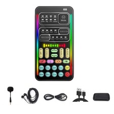 I9 Voice Changer Full Kit Multiple Audio Bluetooth Live Sound Cards