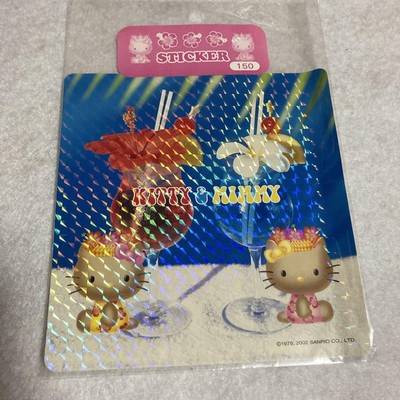 Heisei Retro Hello Kitty Mimi Aufkleber Sticker gebräuntes Kätzchen