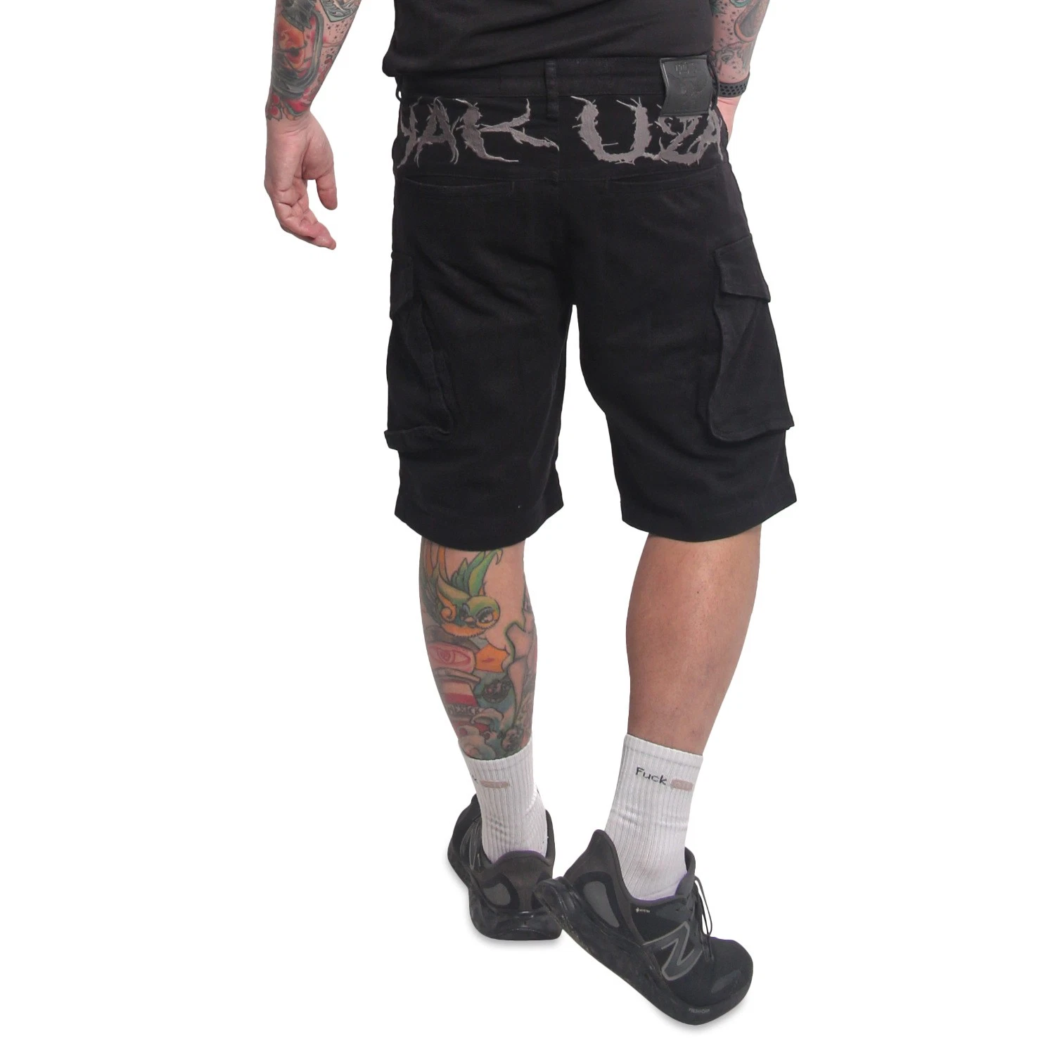 New Yakuza Men's Shards Cargo Shorts - Black