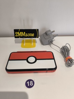 Nintendo 2DS XL Pokemon Pokeball Edition Handheld Console Red