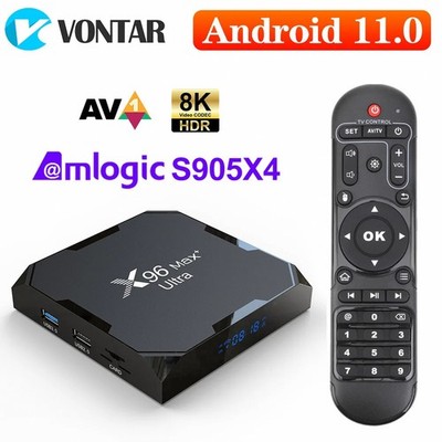 Smart TV Box with quad-core, 4GB RAM, 64GB Storage, 4K 60Hz Ready
