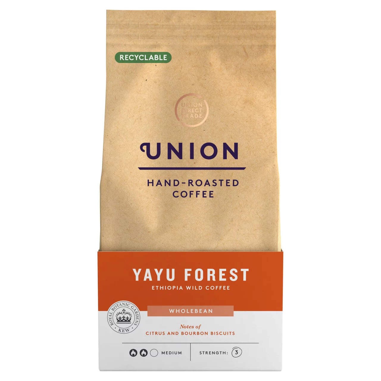Union Yayu Wild Forest Ethiopian Whole Bean Coffee - 200g