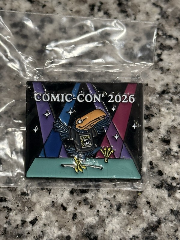 2026 San Diego Comic Con SDCC Event Attendee Enamel Pin
