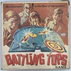 VTG 1968 IDEAL TOYS BATTLING TOPS GAME With 4 Tops - Smoke Free Home READ DESC