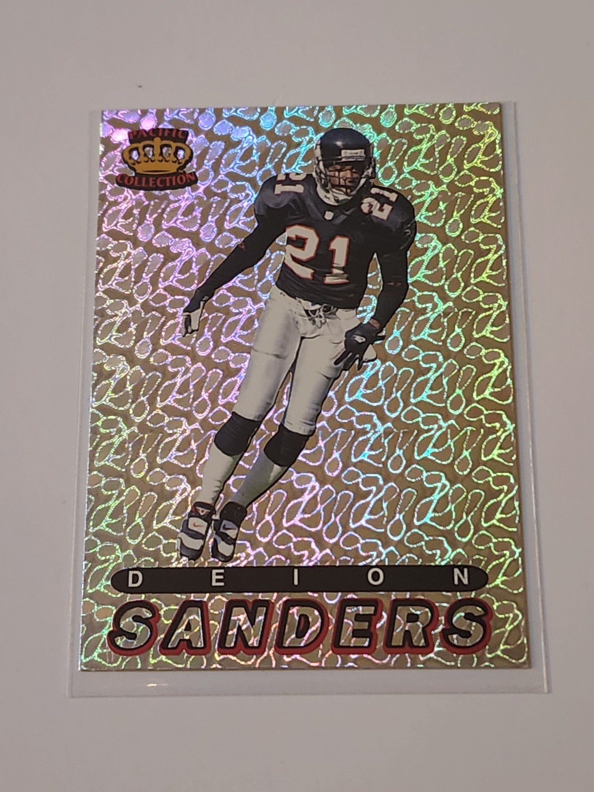 1994 Pacific Prisms Deion Sanders 101 Atlanta Falcons HOF 🏈 🔥