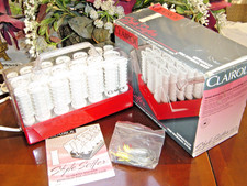 red case CLAIROL INSTANT HEAT 20 HOT ROLLERS CURLERS CLIPS Mo. C -20 -1 CHINA