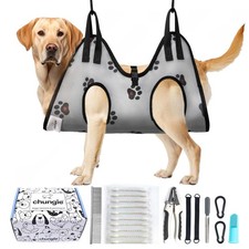 Dog Grooming Hammock for Dogs   Dog Restraint for Nail Trimming with Pet Nail Cl