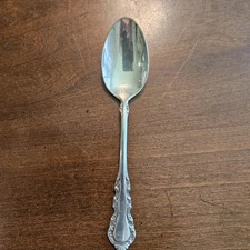 Georgian Rose Reed & Barton Sterling Silver Teaspoon 6 Inch No Monogram