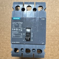 SIEMENS CQD315 MOLDED CASE CIRCUIT BREAKER 15A 3P 240/480V-AC NEW NO BOX