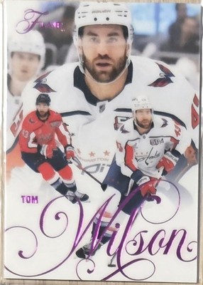 2025-26 Flair Backcheck Purple Tom Wilson /199 Washington Capitals