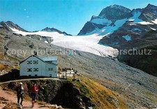 Wiesbaden Hut with Piz Buin Vermuntpass Piz Mon and Piz Jeremias