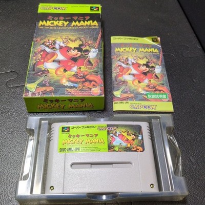 Mickey Mania Timeless Adventures of Mickey Mouse Super Famicom SNES Japan...