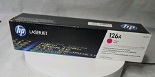 Genuine HP 126A magenta toner CE313A - New, Sealed, Worn box