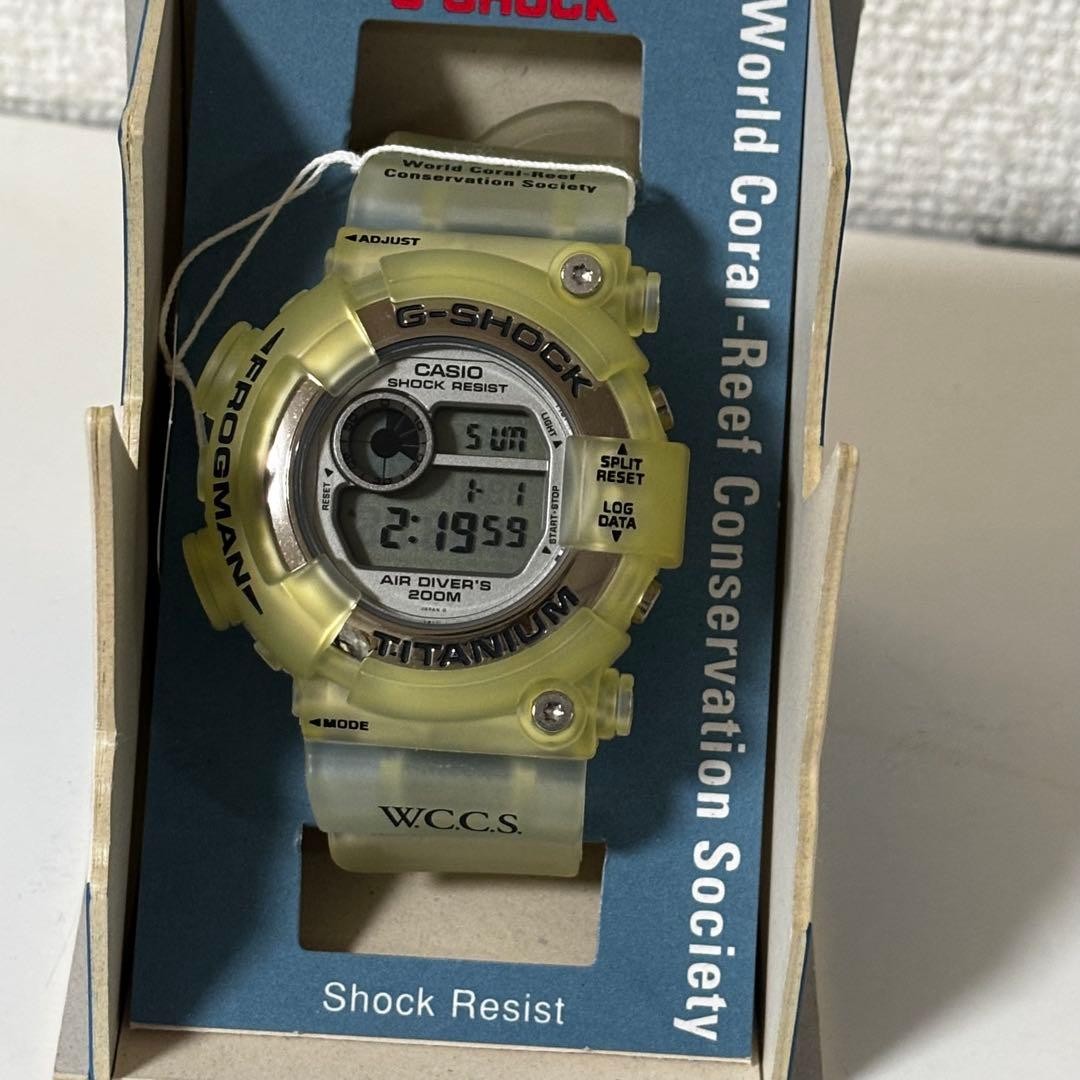 Casio G-SHOCK Frogman WCCS DW-8201WC-8T Wristwatch Clear Titanium