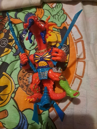 Teenage Mutant Ninja Turtles Hothead Dragon Figure 1992 Playmates TMNT Vintage