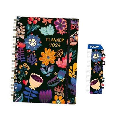 2024 Planner Spiral Bound Monthly - A5 (6.7